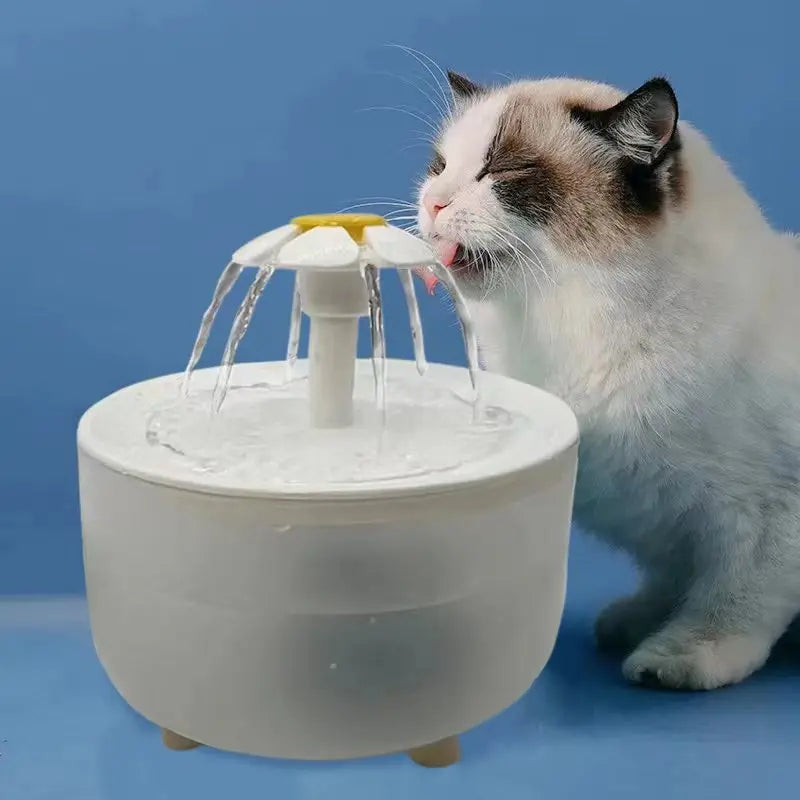 Fontaine à Eau pour Animaux de Compagnie avec Filtre Automatique USB.